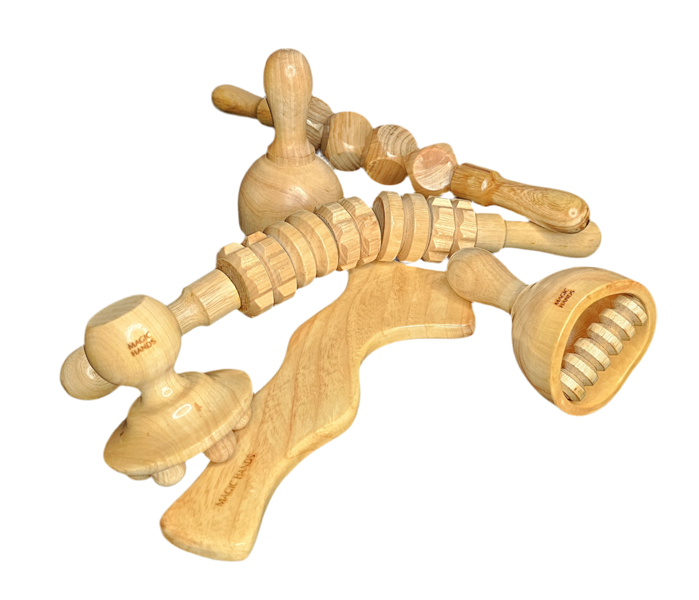 Kit Intégral Madérothérapie 22 outils en bois de pain rose