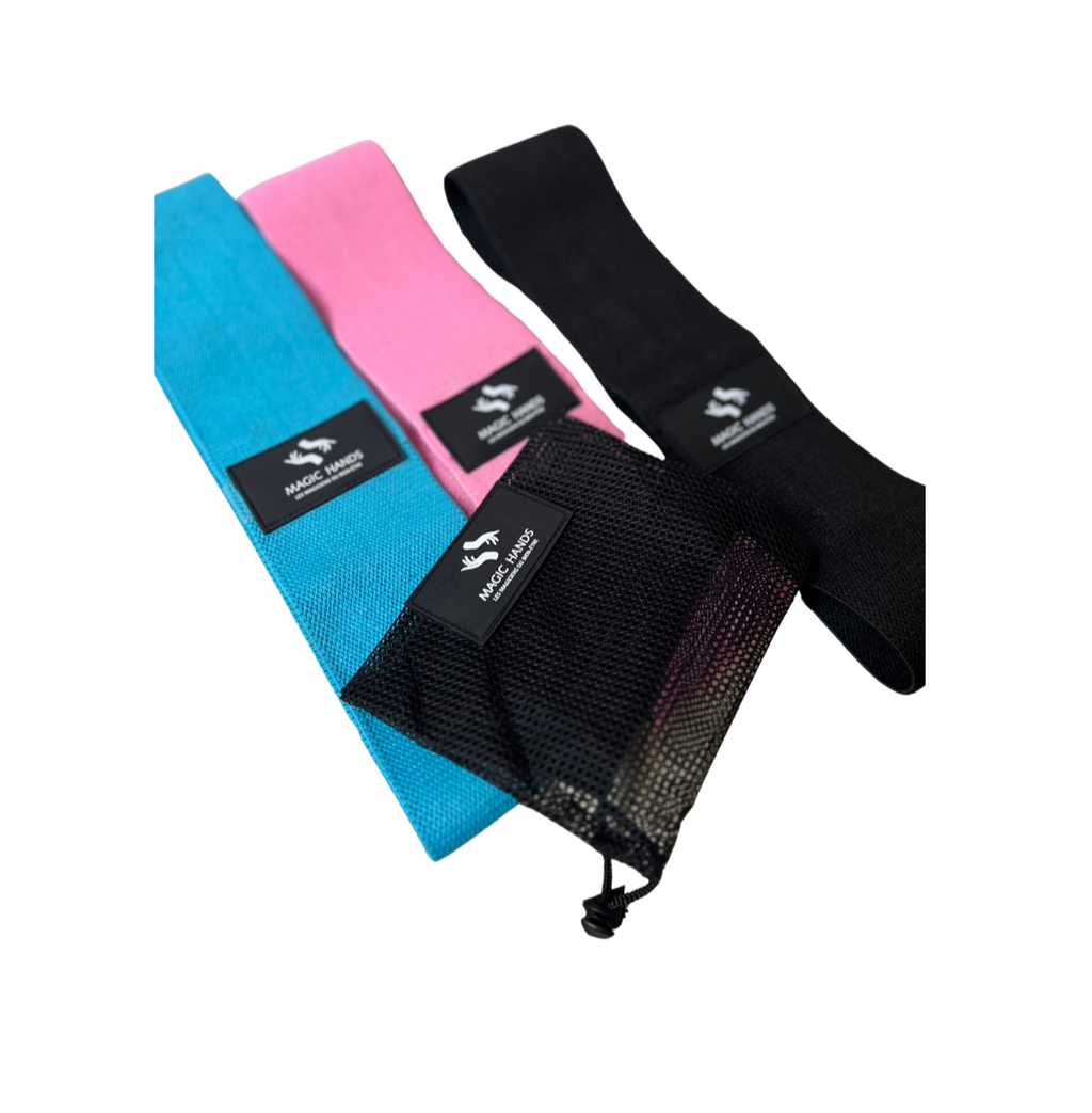Lot de 3 bandes de résistance MADEROSPORT™ (Haute Qualité, 3 résistance)