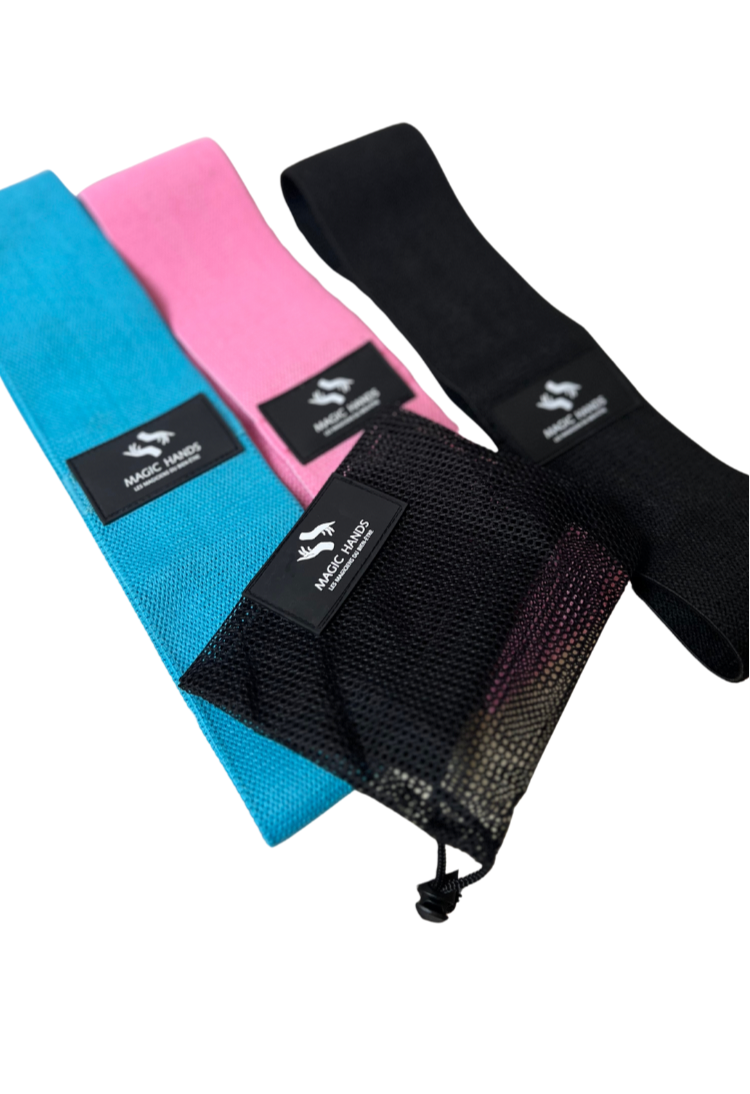 Lot de 3 bandes de résistance MADEROSPORT™ (Haute Qualité, 3 résistance)